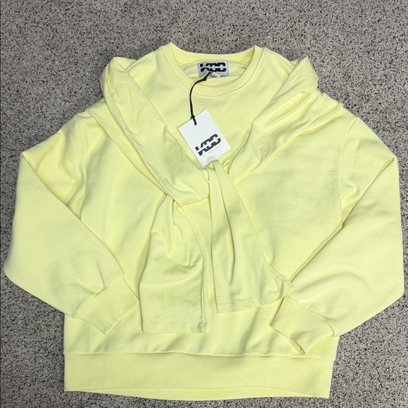 KBB by Kahlana Women's - The Double Layer Crewneck Sweatshirt - Picture 4 of 5